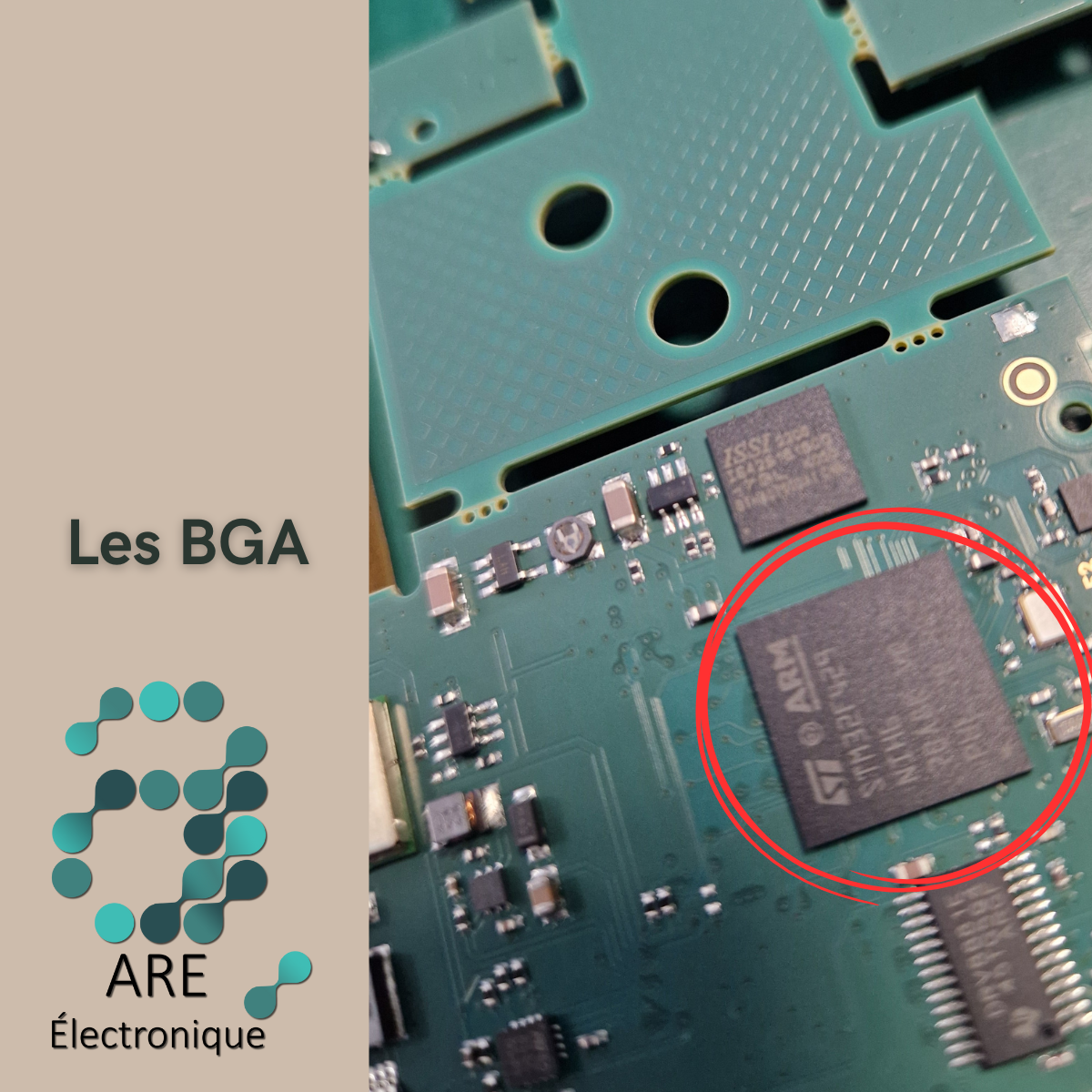 BGA électronique